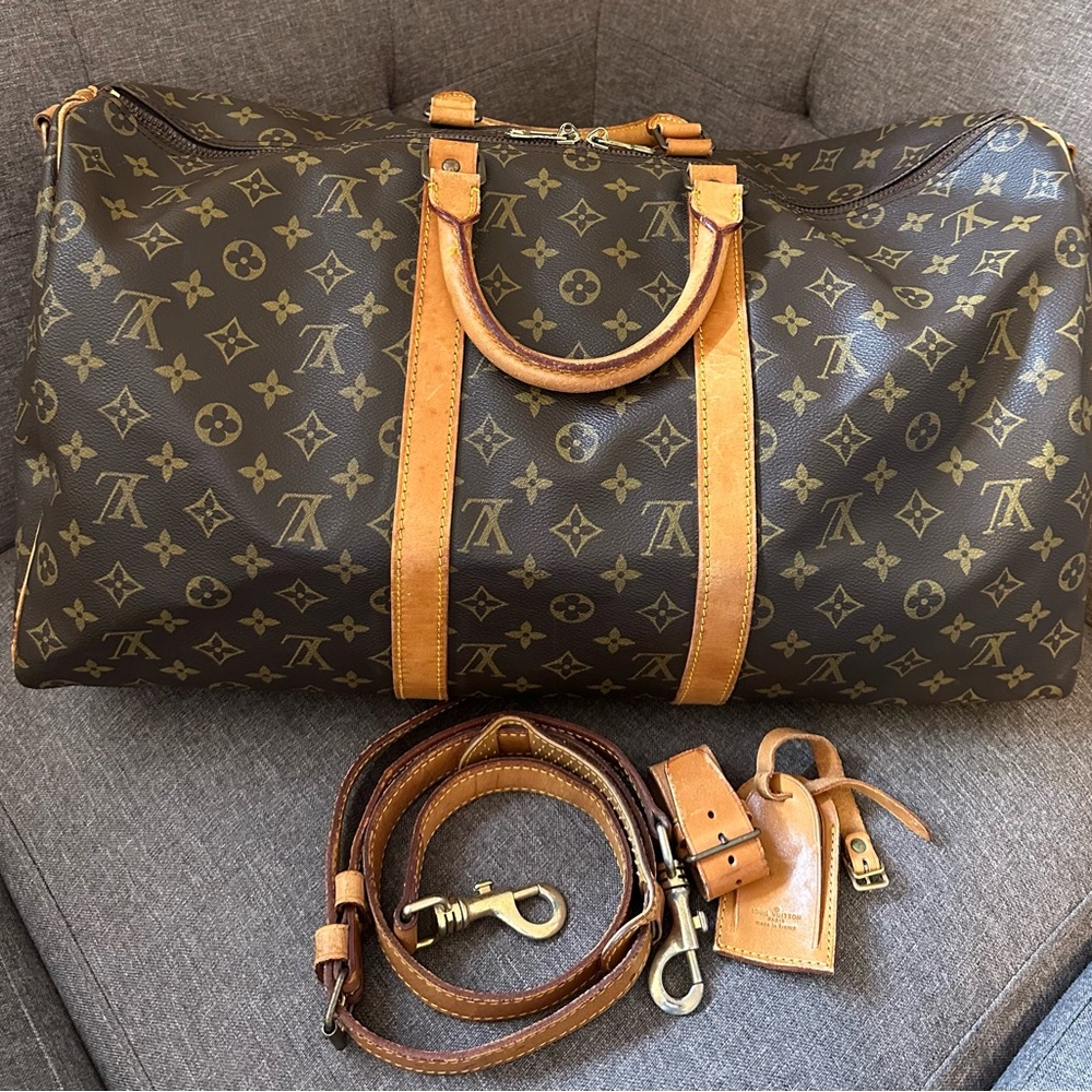 Louis Vuitton Monogram Keepall 50 Bandoulier (vintage)